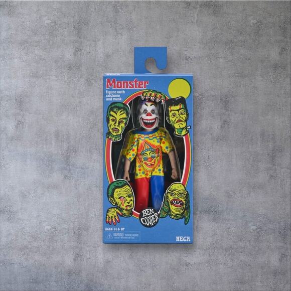 Ben Cooper NECA Monster. Figure Clown Size 5.5” Number 26 Sealed New In Box - Picture 1 of 5